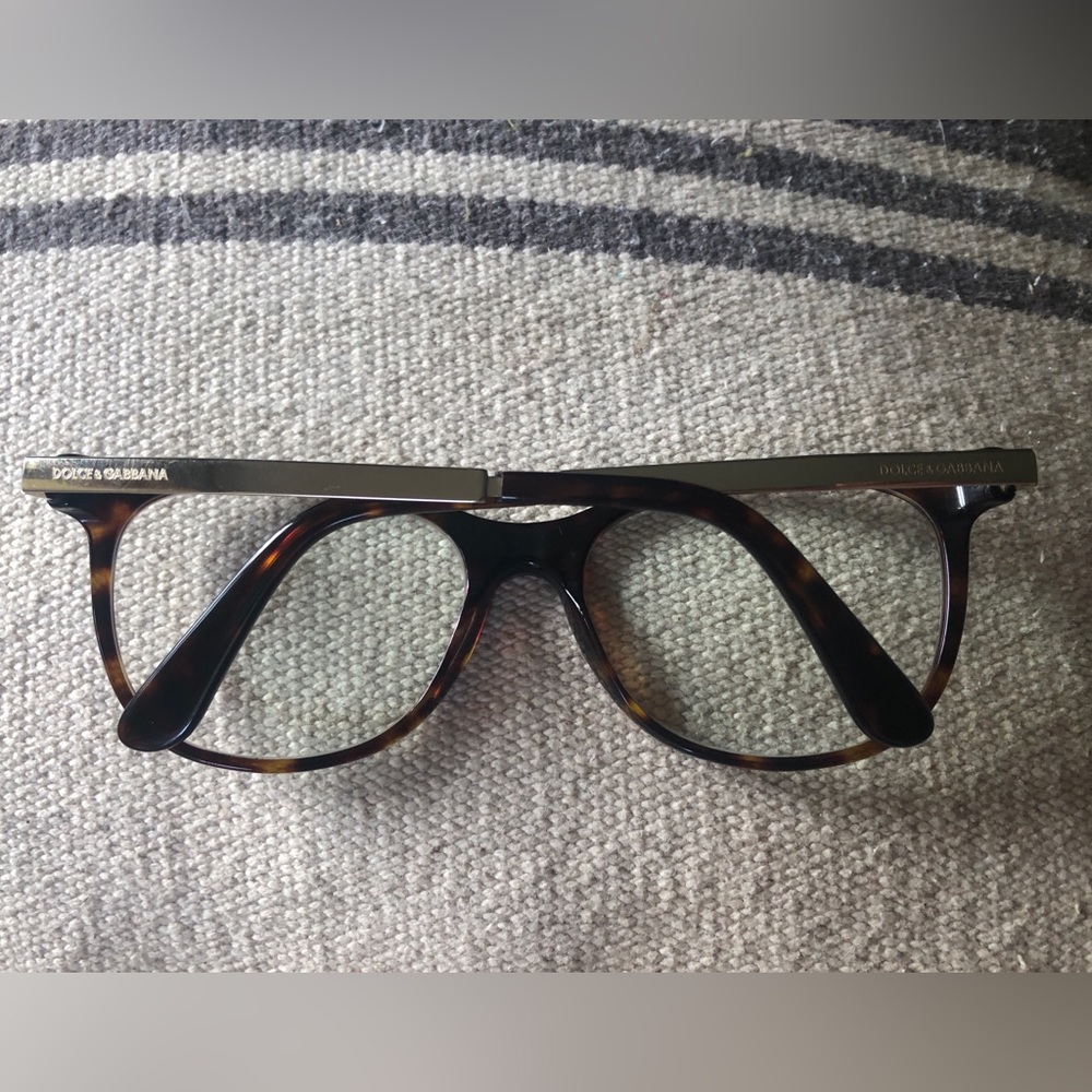 Dolce & Gabbana Brown Tort Frames